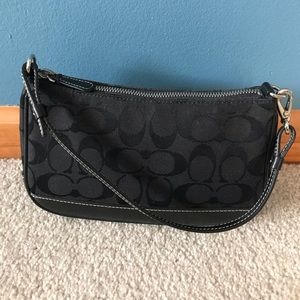 Coach Signature Canvas Demi Pouch Purse
